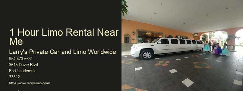 10 Person Limo Rental Near Me