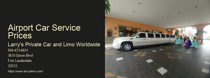 Larry's Private Car And Limo Worldwide