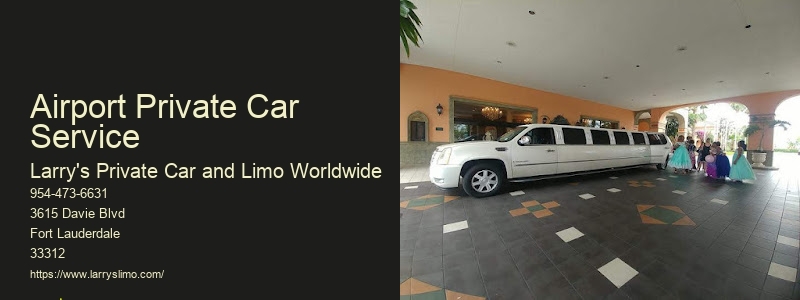 Airport Private Car Service