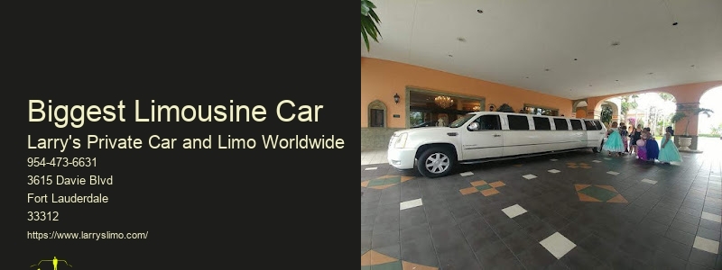 Worlds Longest Limousine Car Price