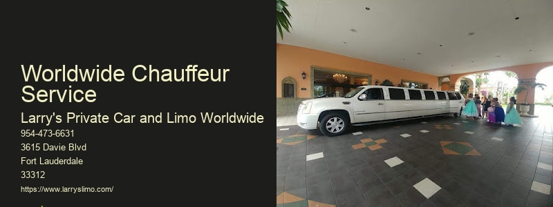 Larry's Private Car And Limo Worldwide